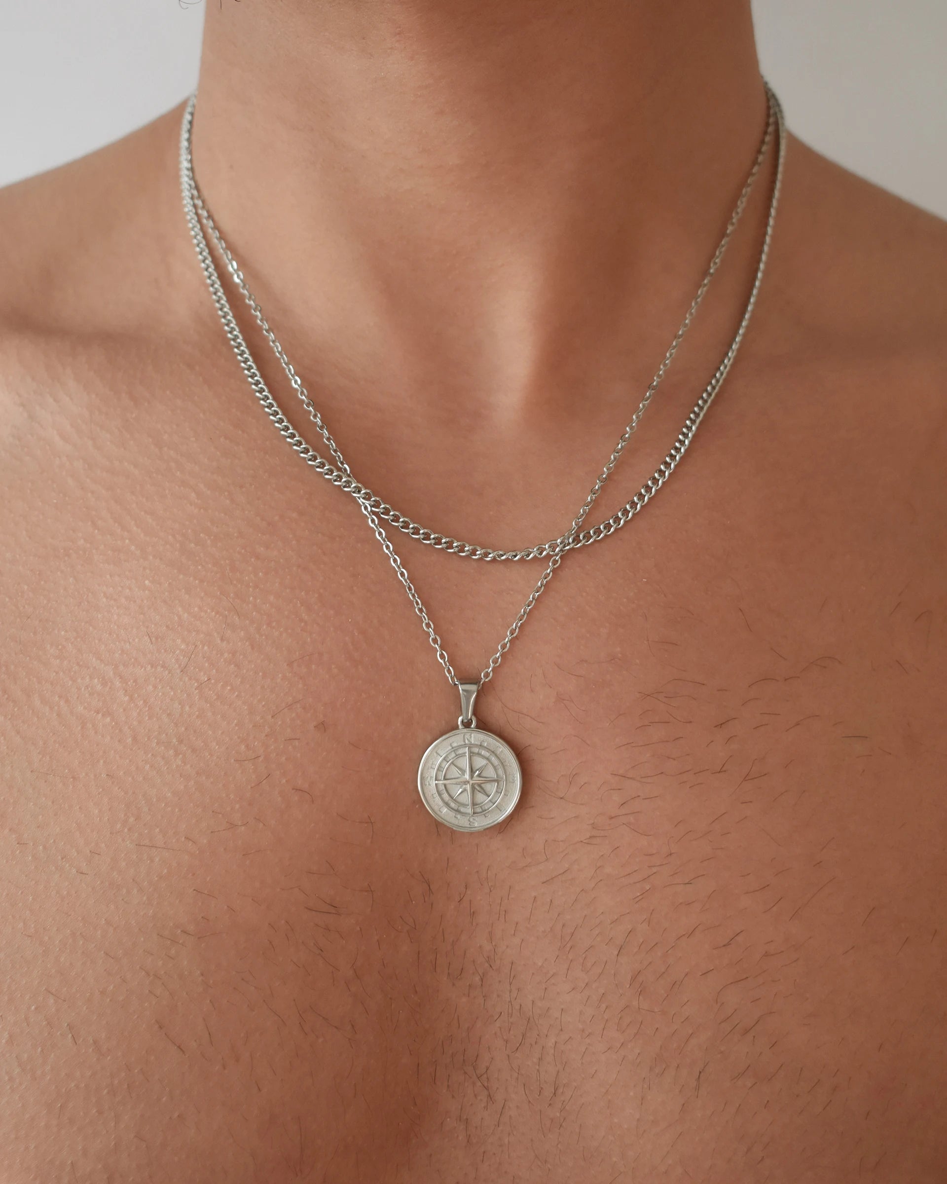 Layered Compass pendant