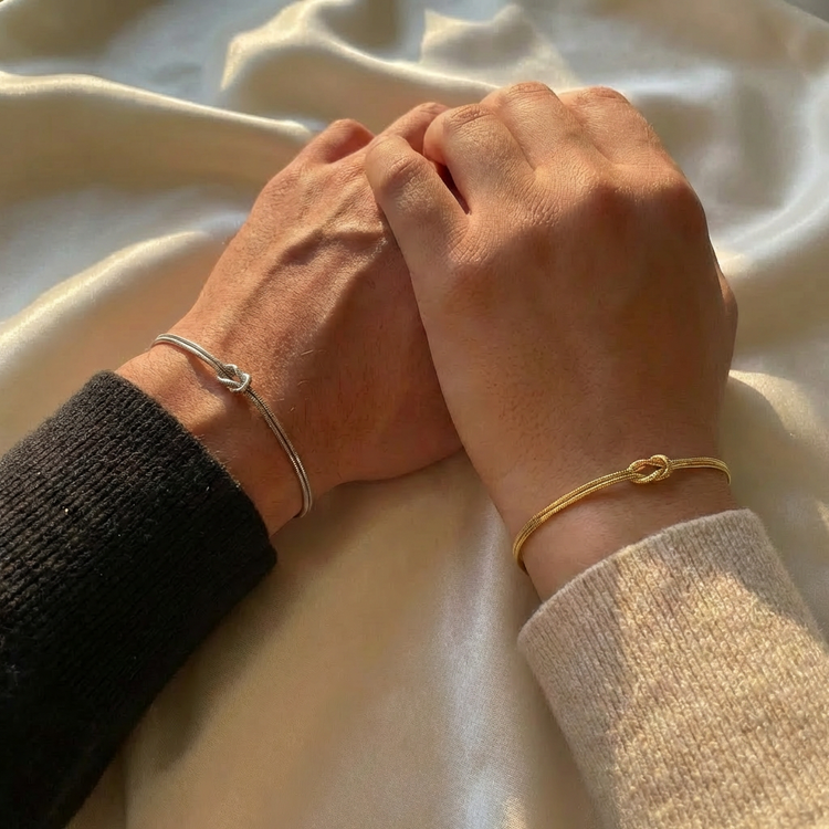 Forever Bond Knot Bracelet — One for You, One for Them