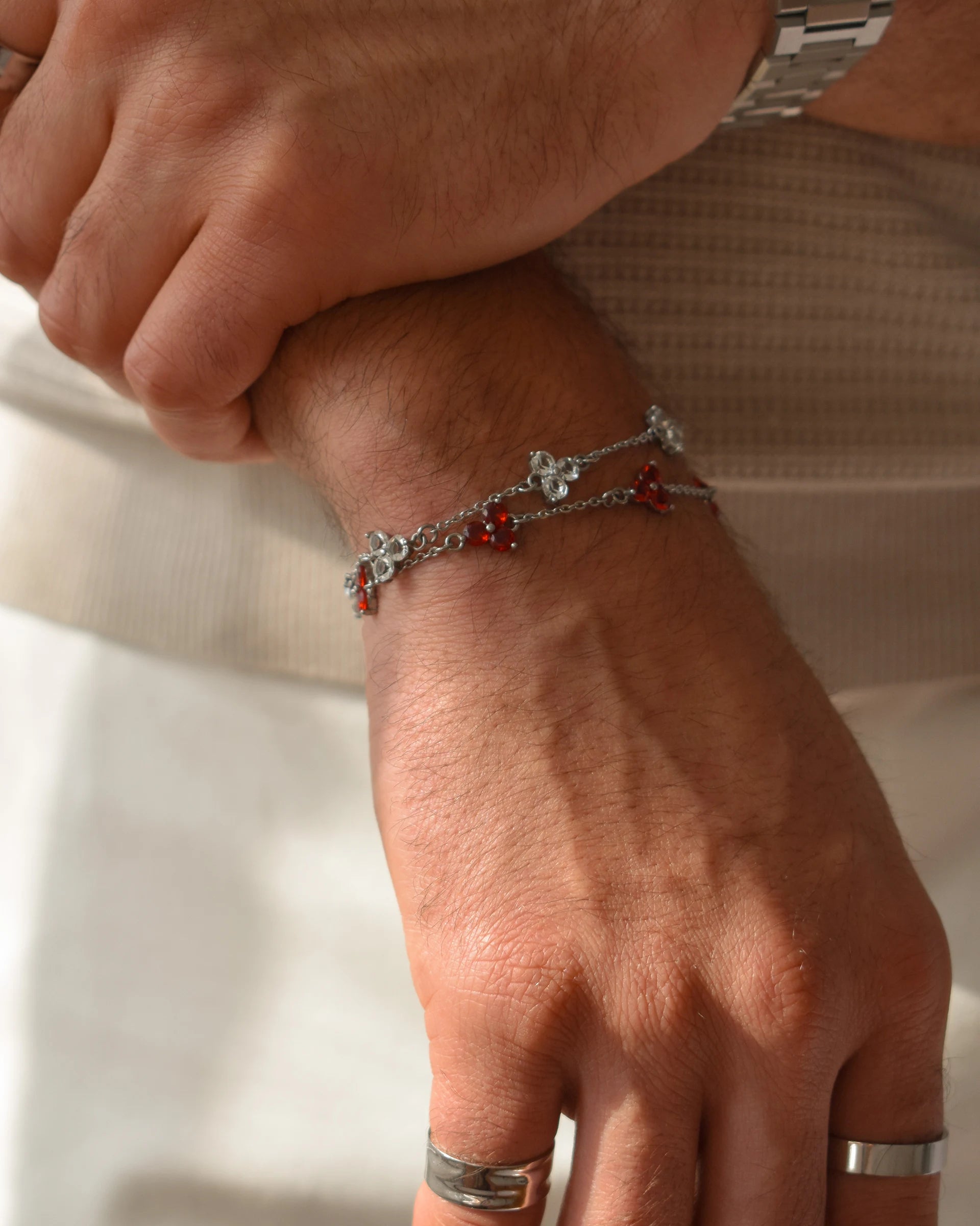 Clover Bracelet | Red