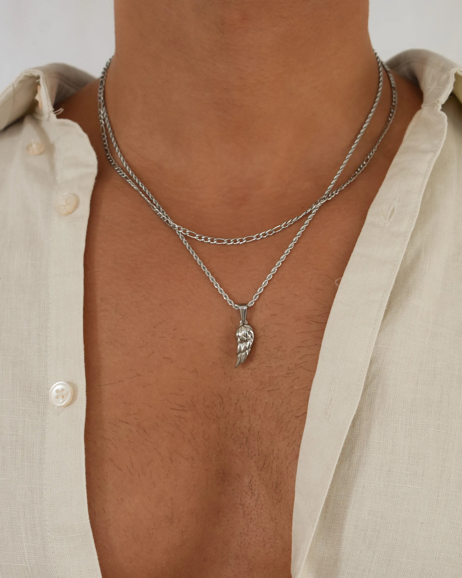 Layered Angel pendant