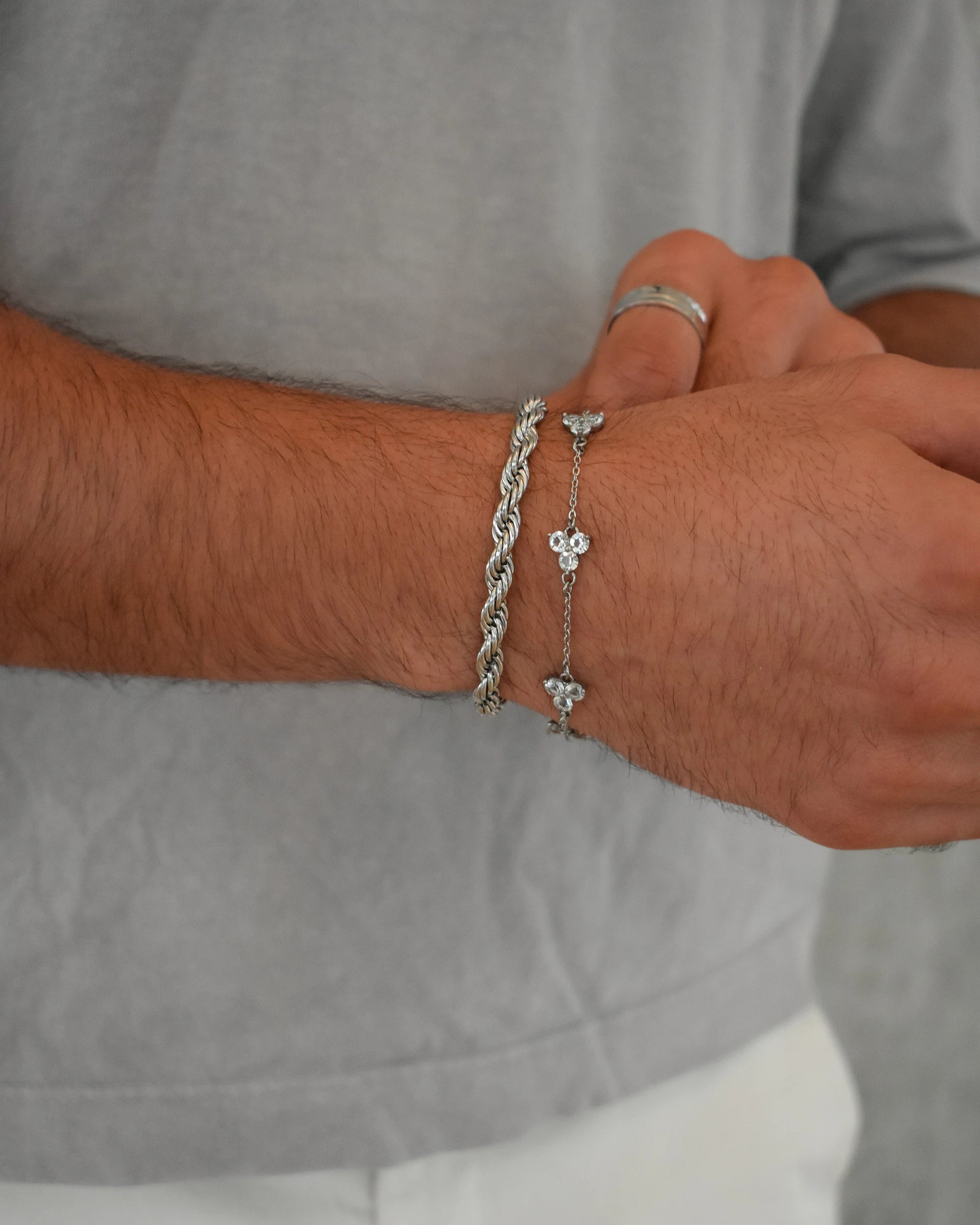Clover Bracelet | White