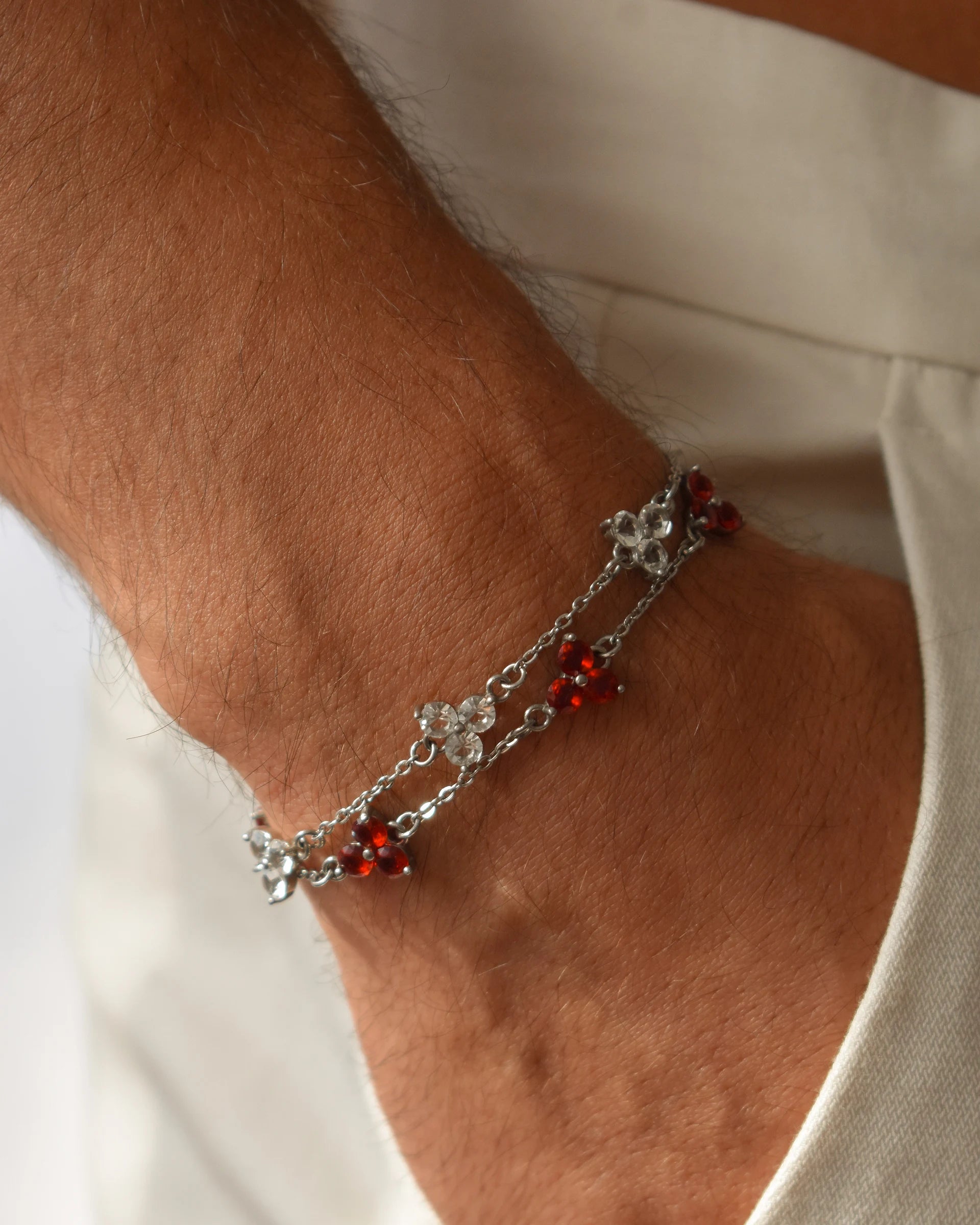 Clover Bracelet | Red