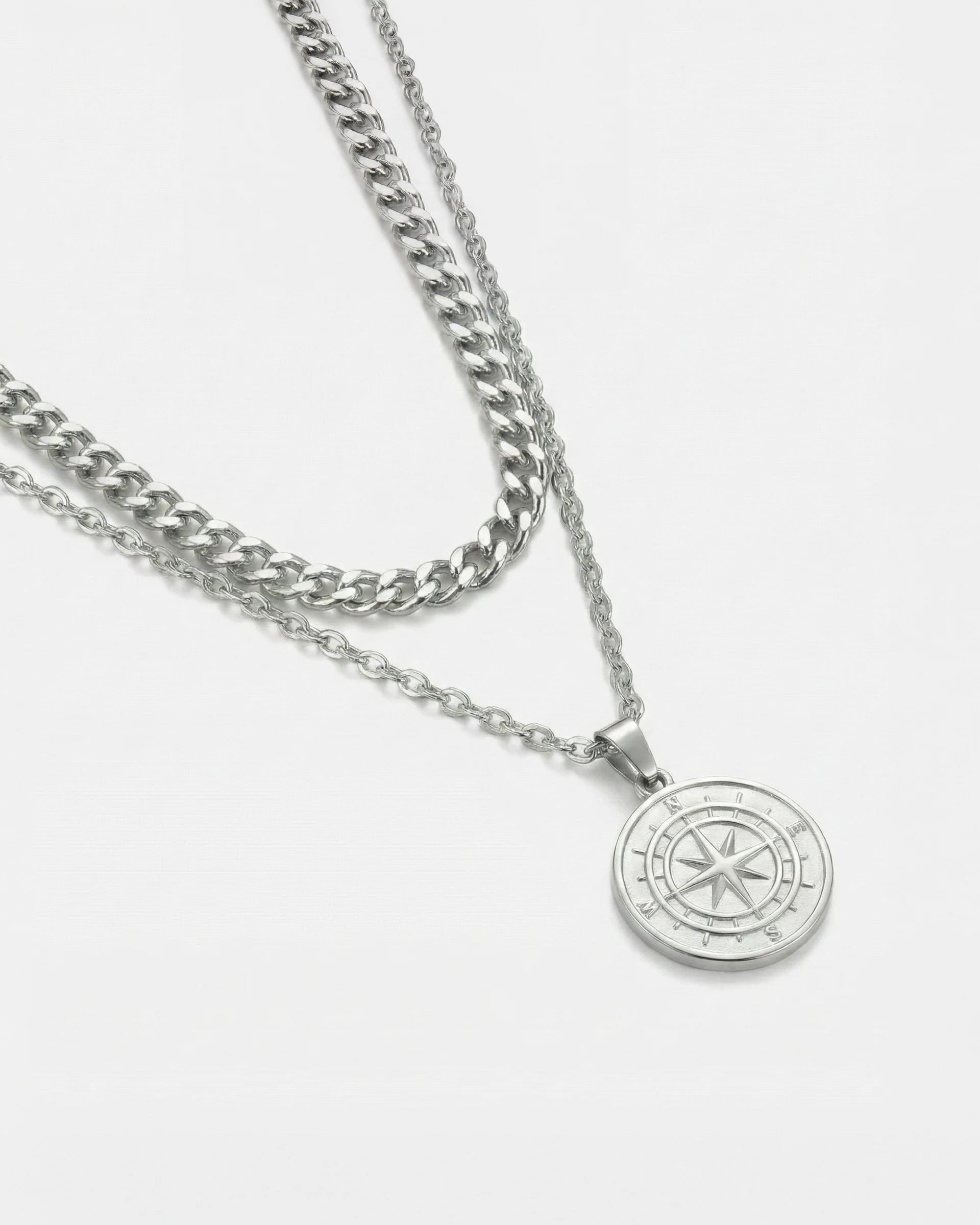 Layered Compass pendant