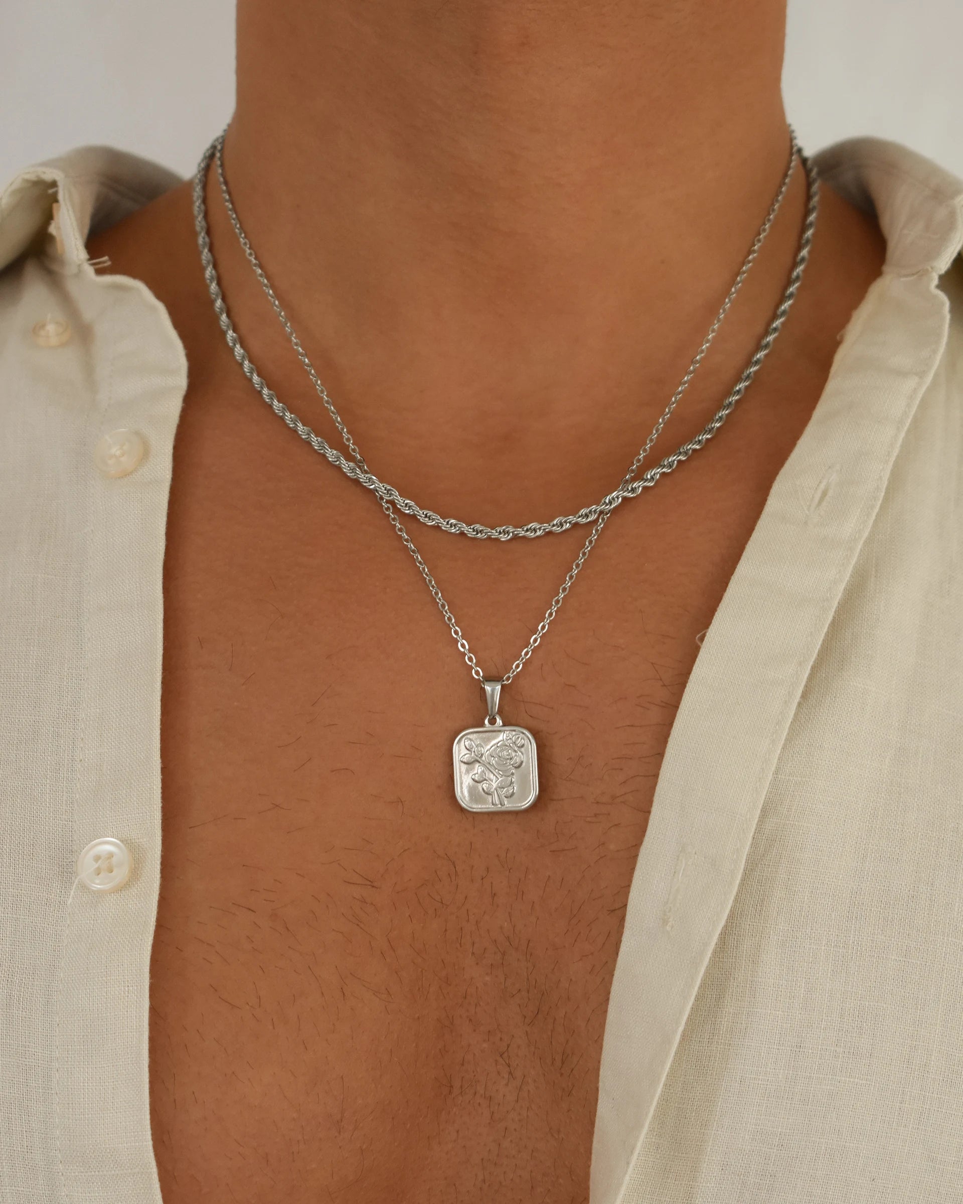 Layered Flora pendant