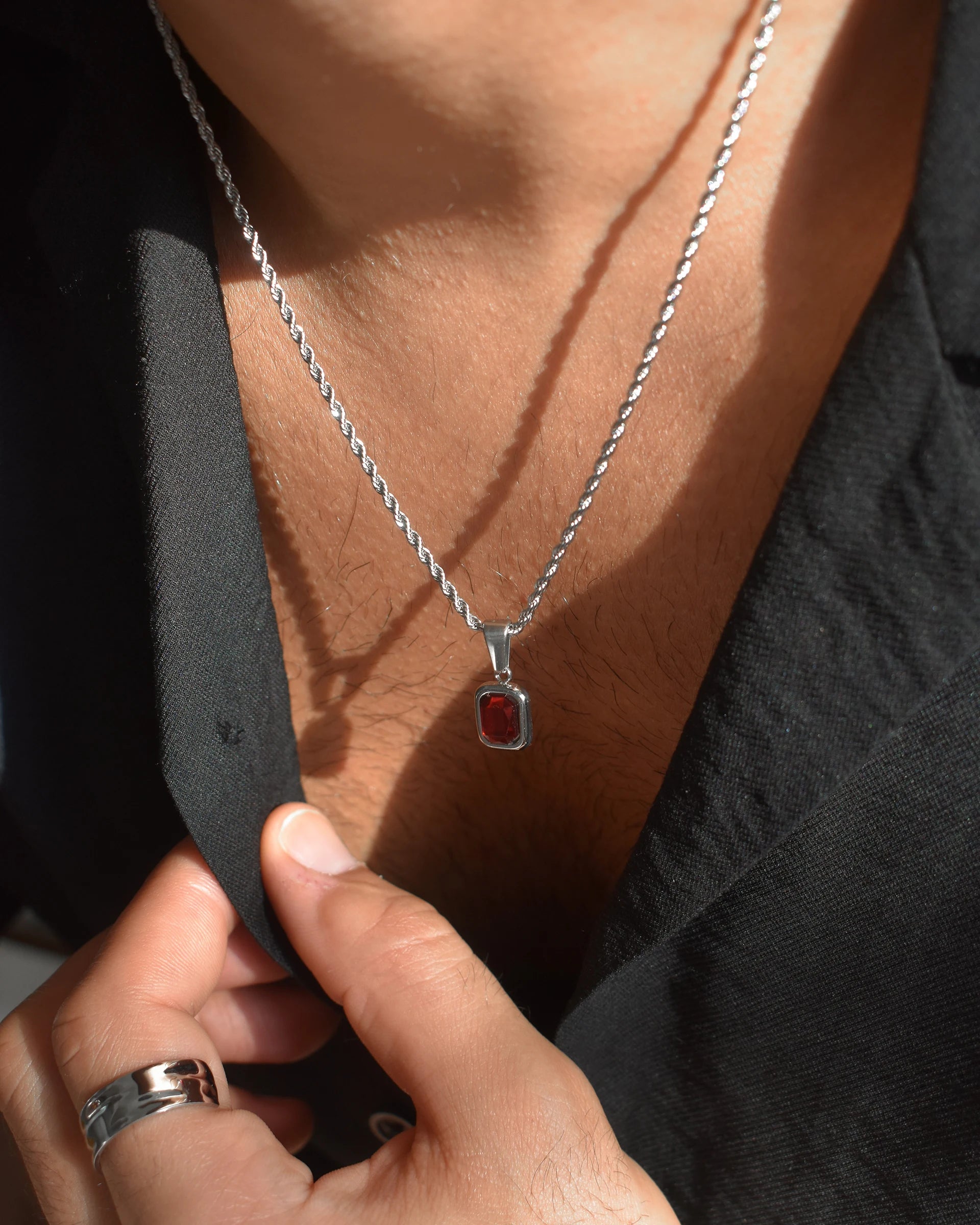 Gem Necklace | Ruby